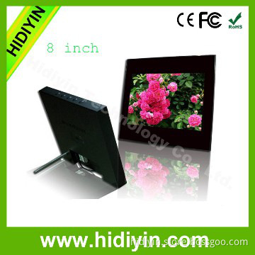 8 inch lcd memories vga input to digital photo frame motion sensor